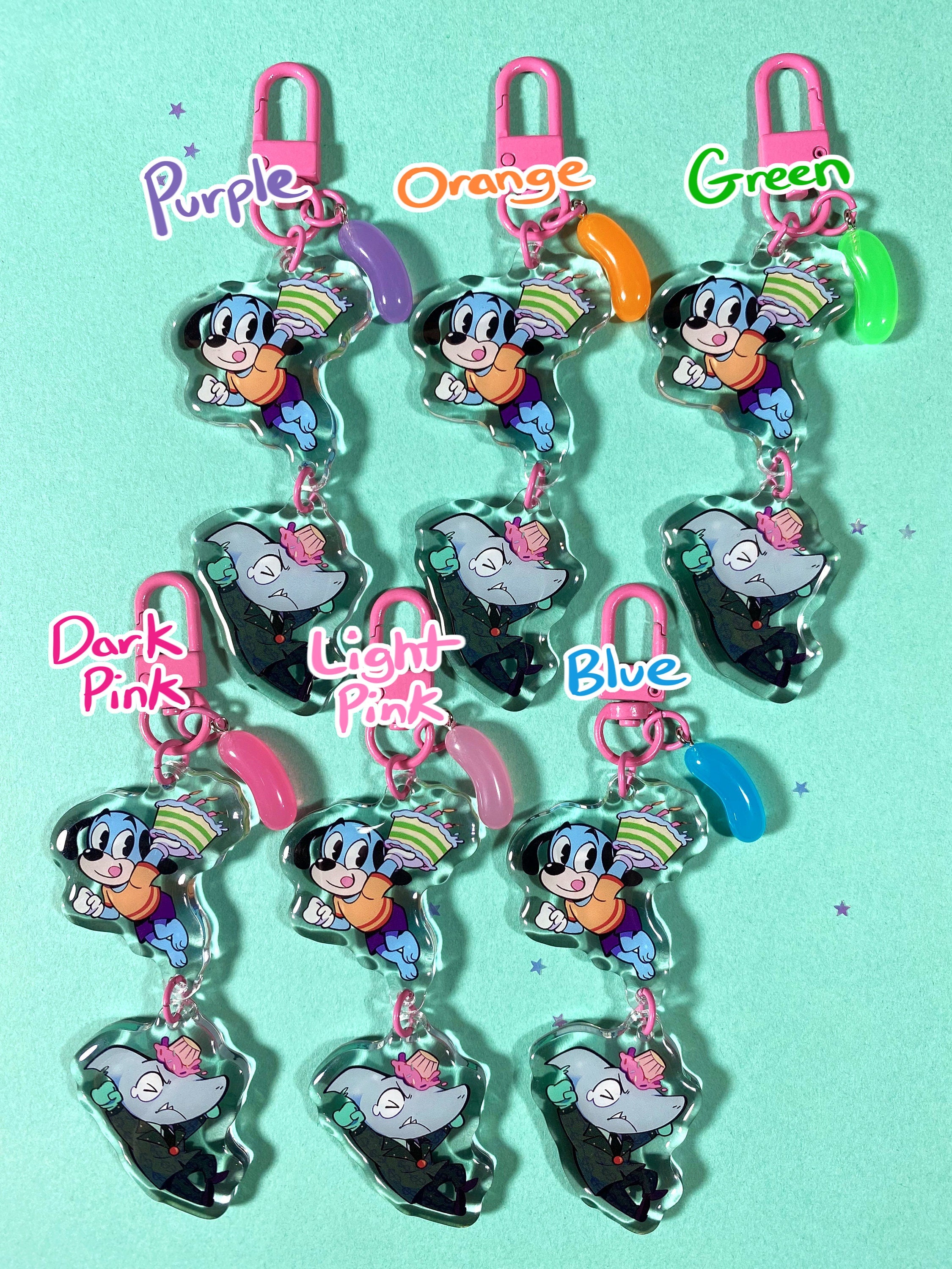 Toontown 2-Piece Connected Keychain