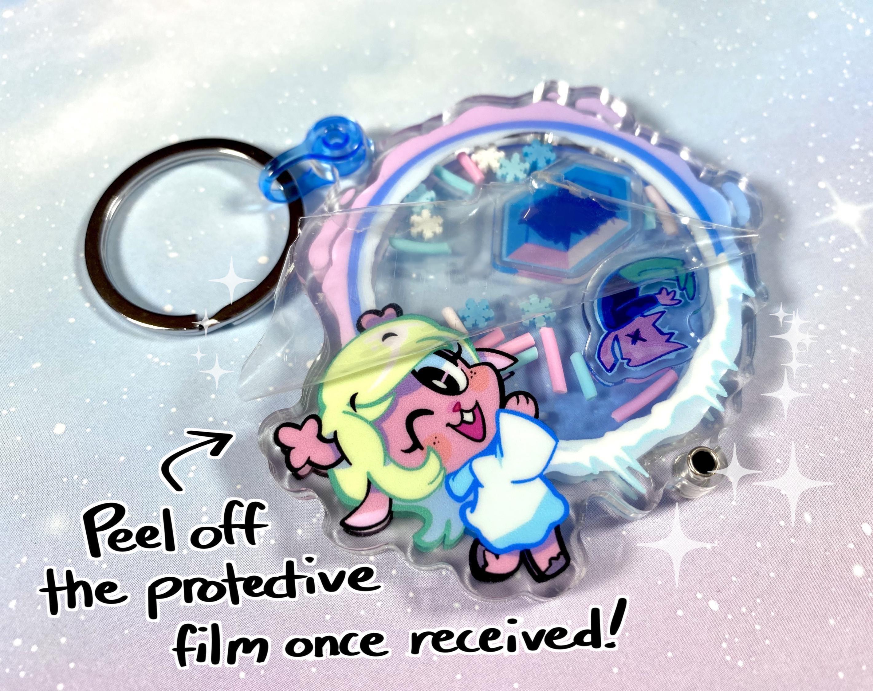Noelle Snowgrave Shaker Keychain