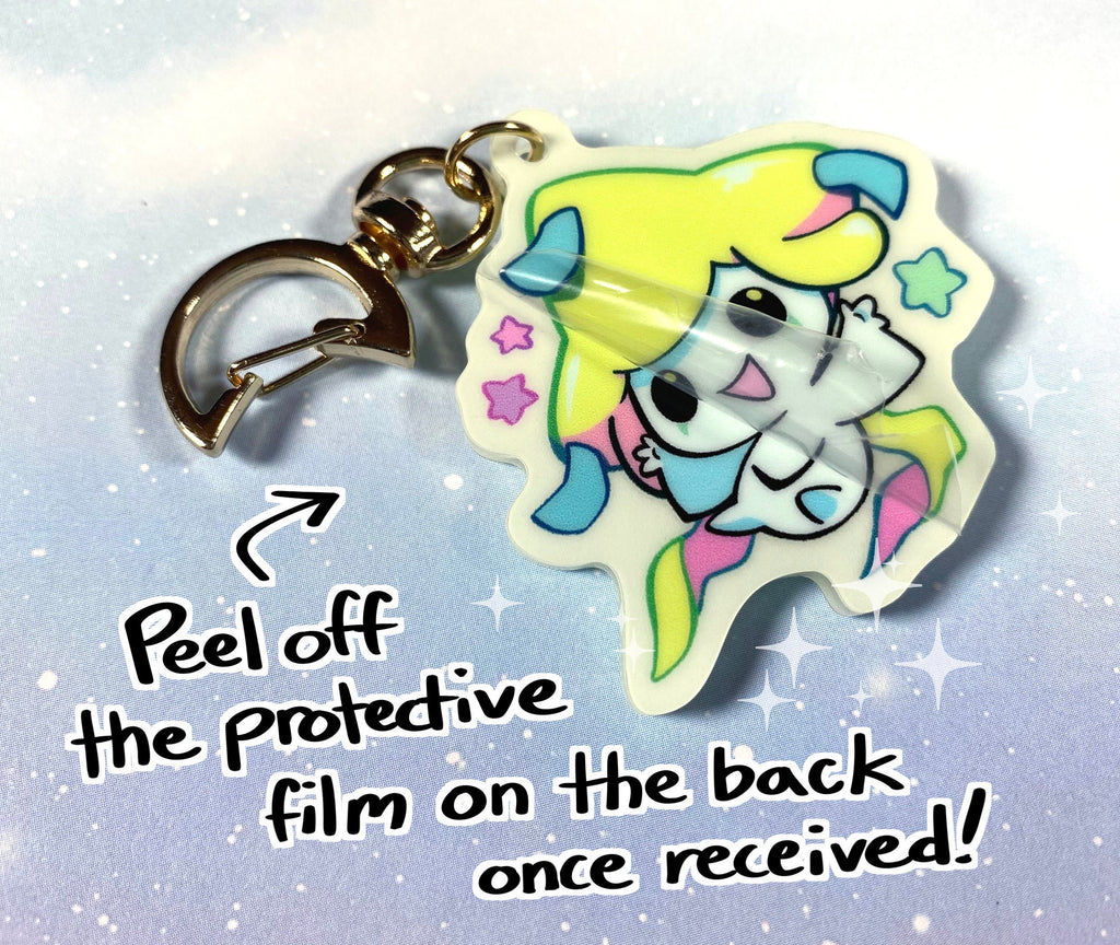 Jirachi Glow-in-the-Dark Keychain