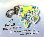 Jirachi Glow-in-the-Dark Keychain