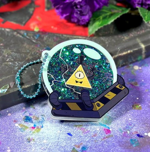 Bill Cipher Liquid Shaker Charm