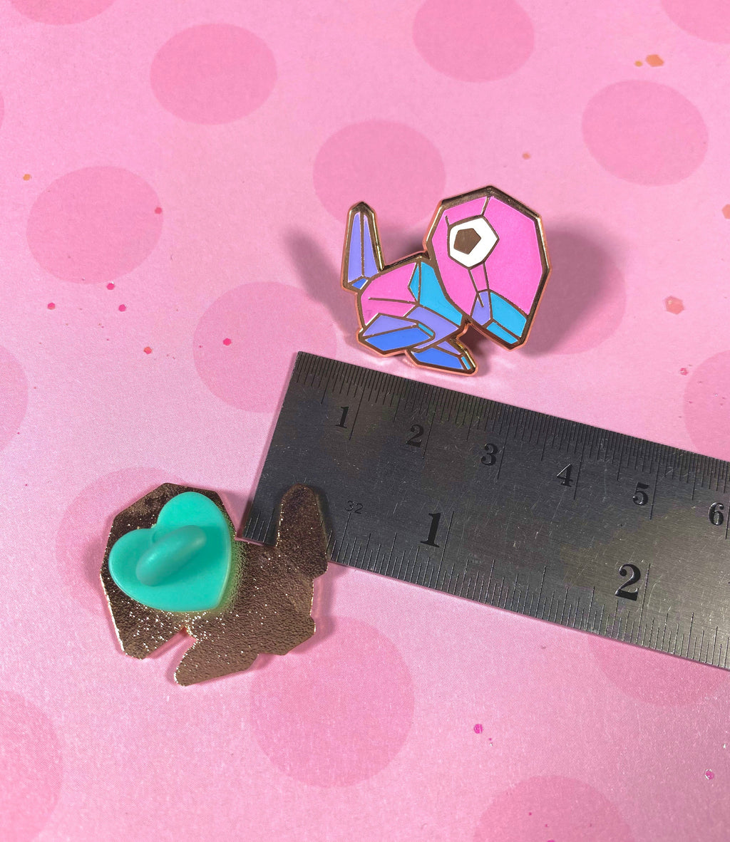 Porygon Glow-in-the-Dark Pin