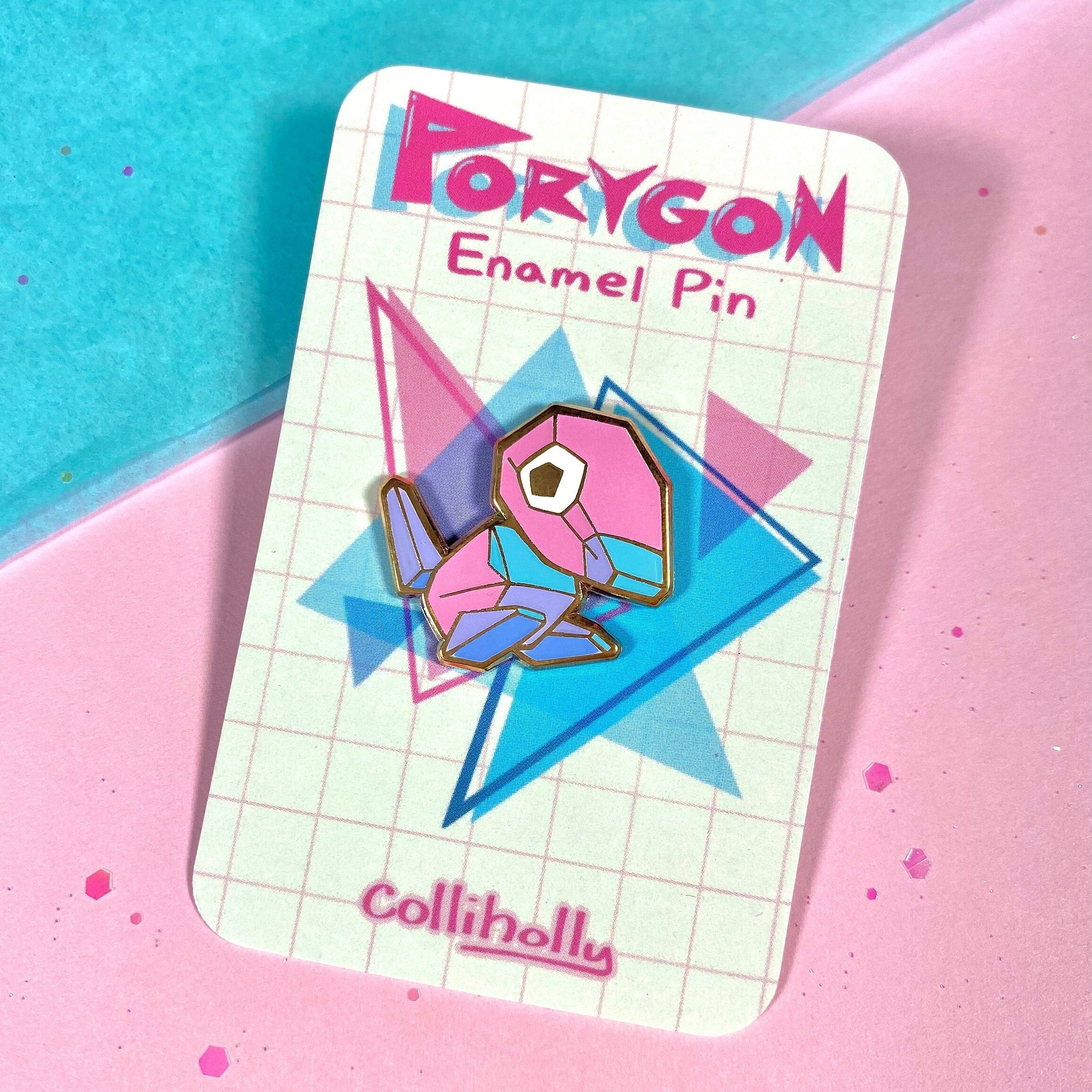 Porygon Glow-in-the-Dark Pin