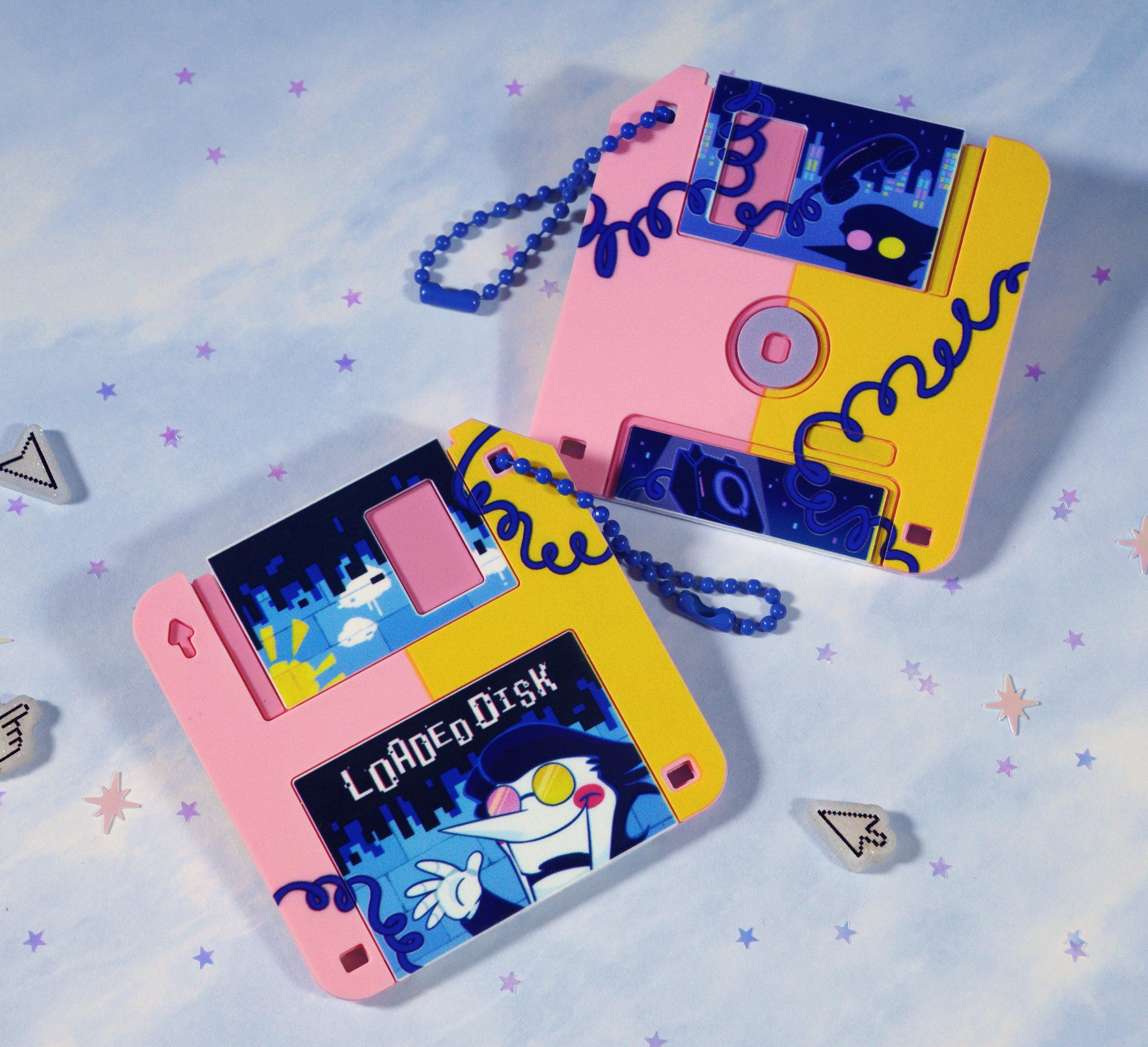 Spamton Floppy Disk Charm