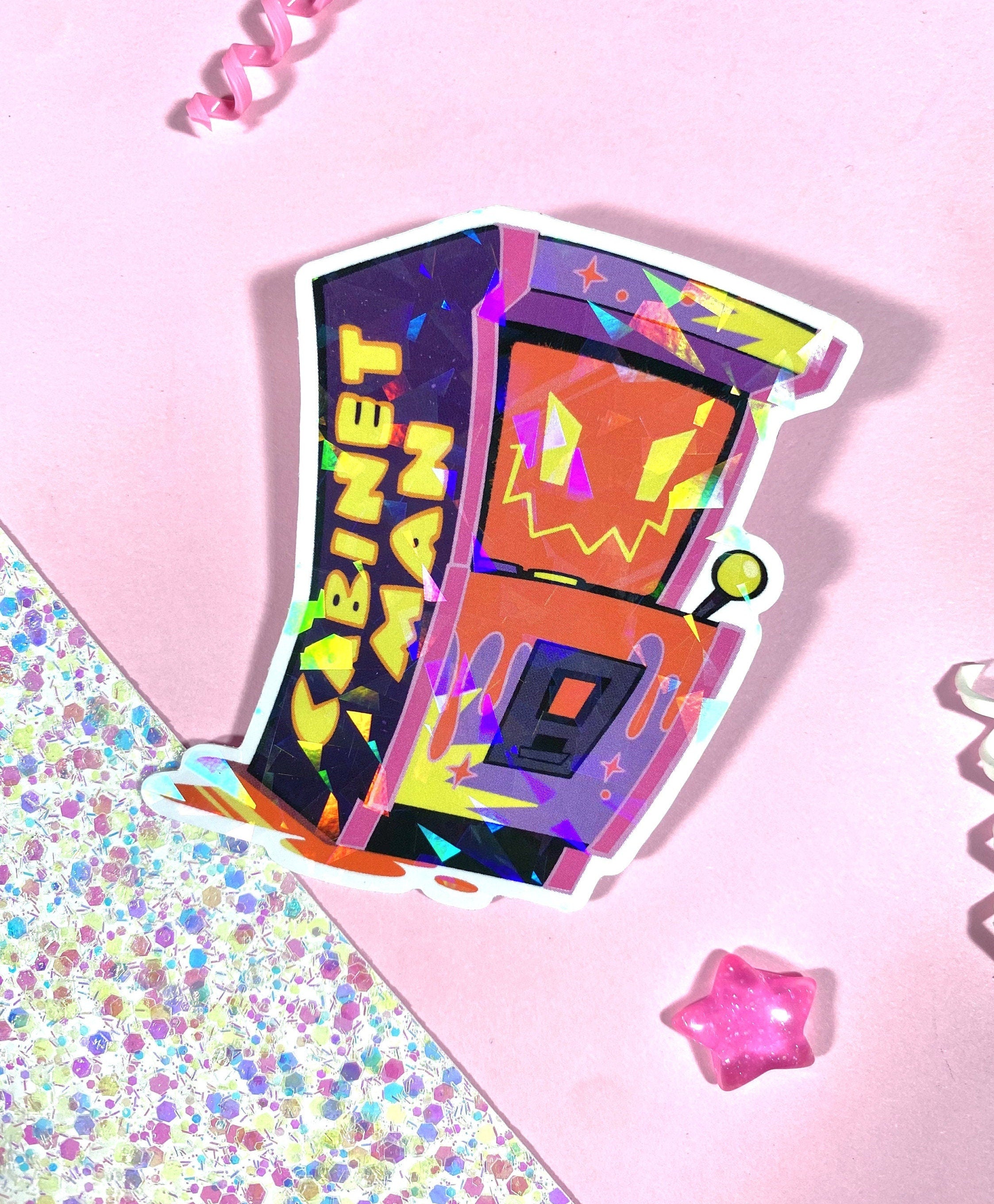 Cabinet Man Sticker