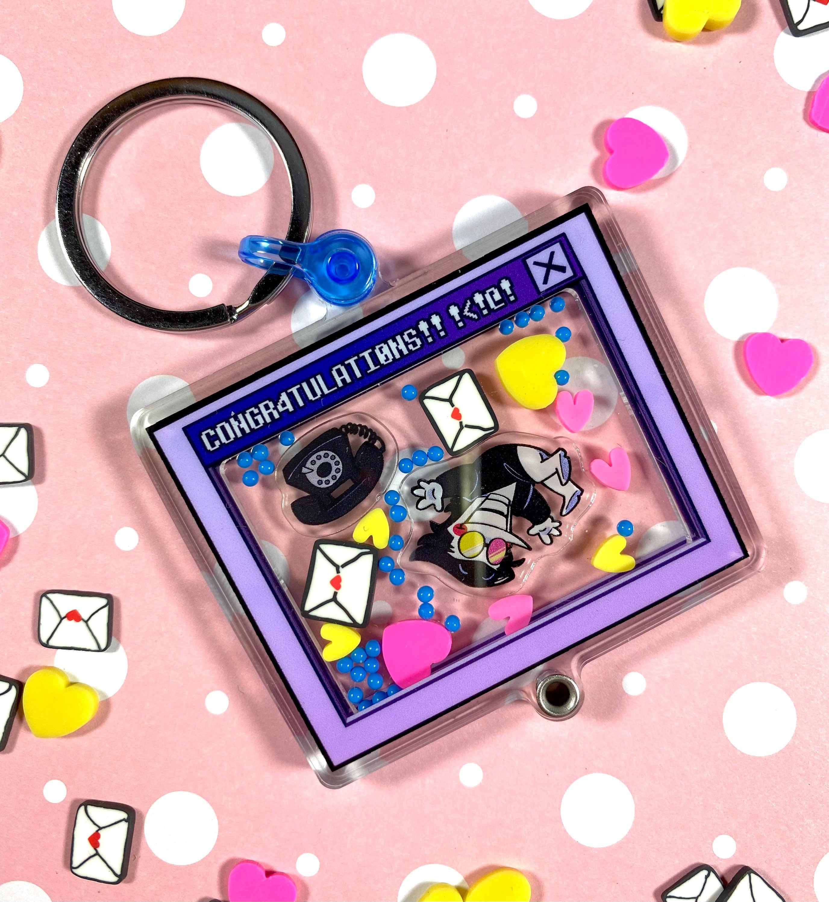Spamton Confetti Shaker Charm