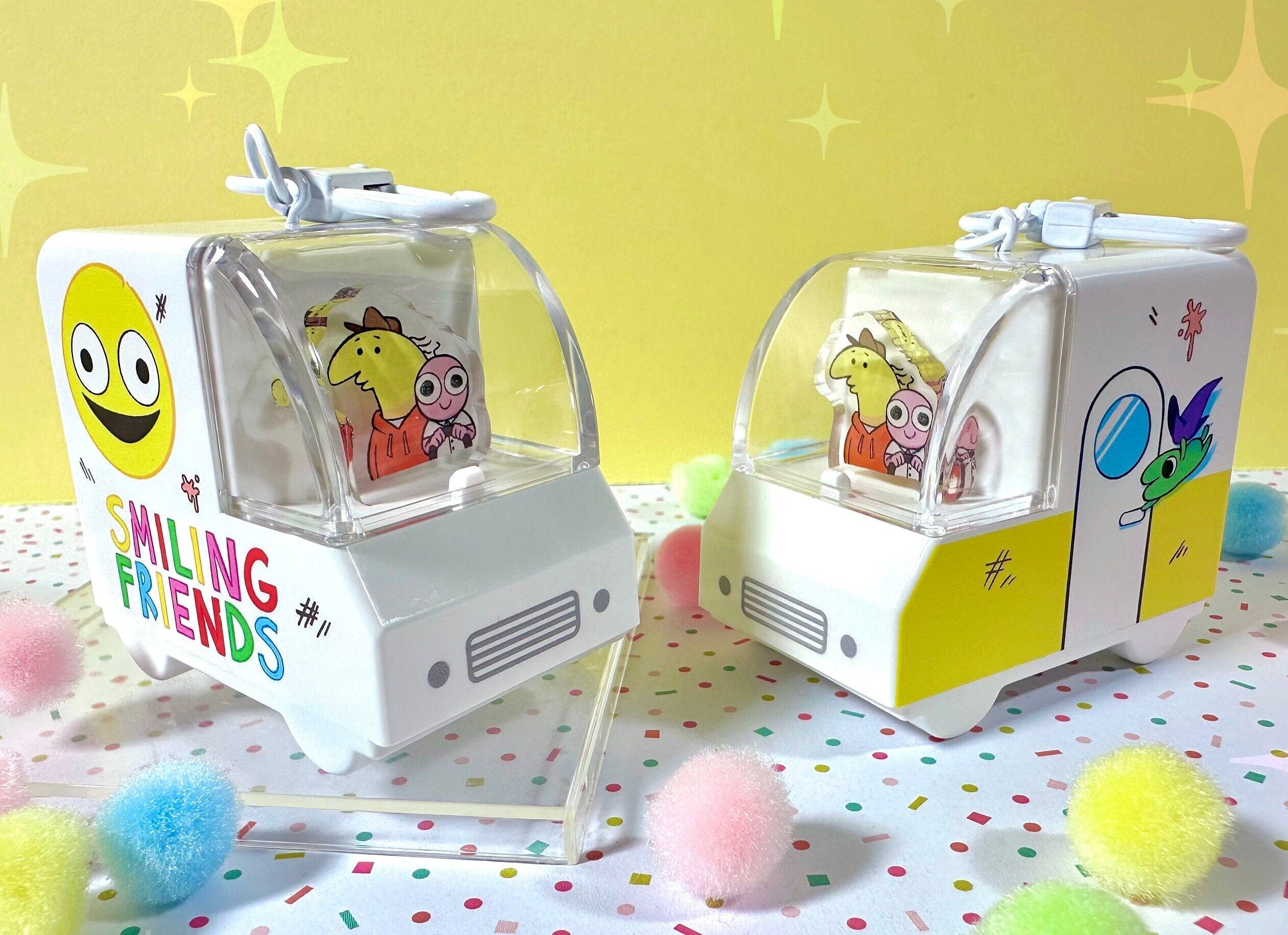 Smiling Friends 3D Car Charm