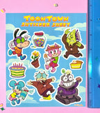 Toontown Sticker Sheet