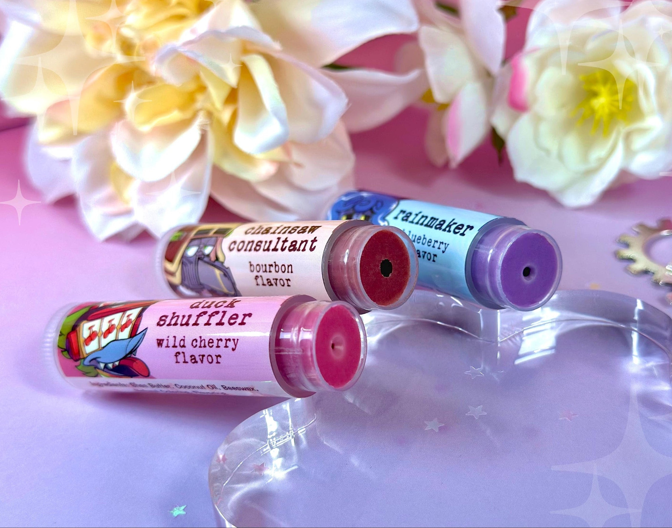 Toontown Corporate Clash Lip Balms