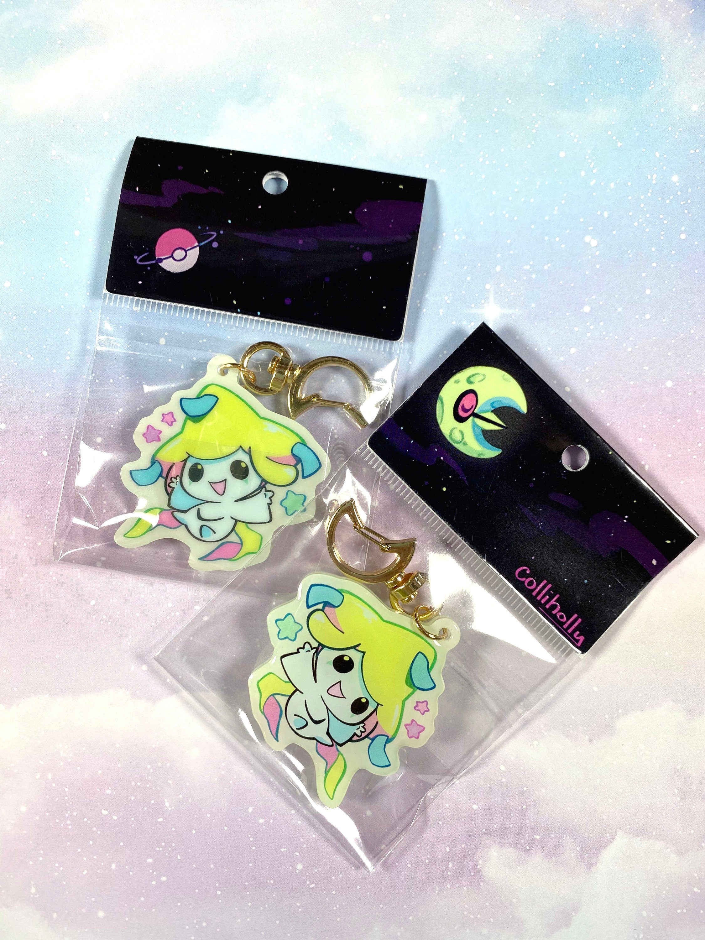 Jirachi Glow-in-the-Dark Keychain