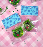 Greened Toon Puffy Glitter Charm
