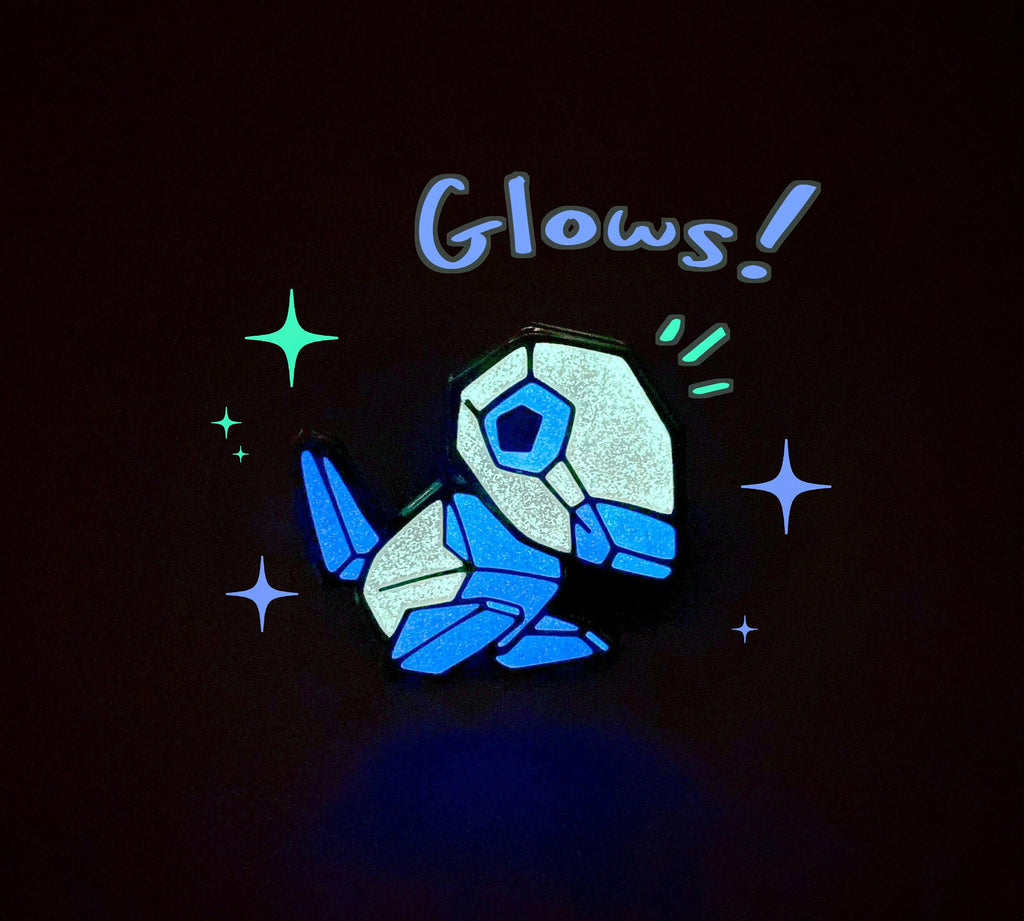 Porygon Glow-in-the-Dark Pin