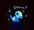 Porygon Glow-in-the-Dark Pin
