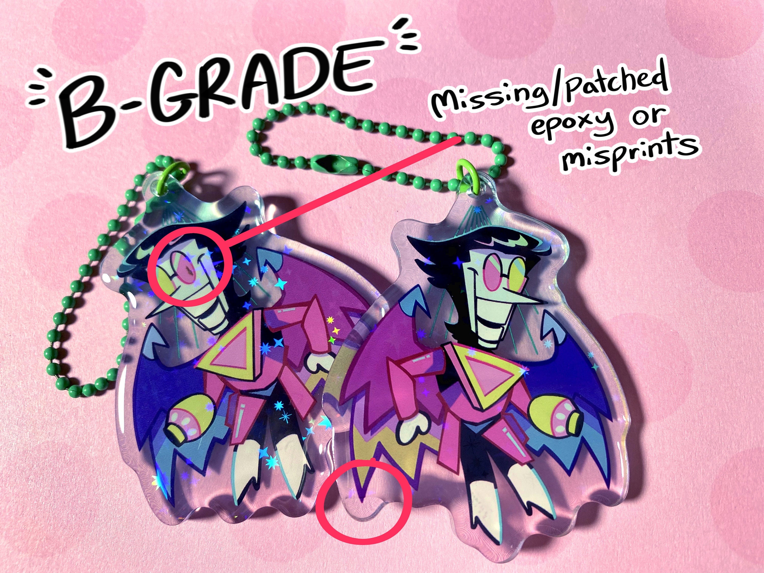 Spamton NEO Holographic Keychain