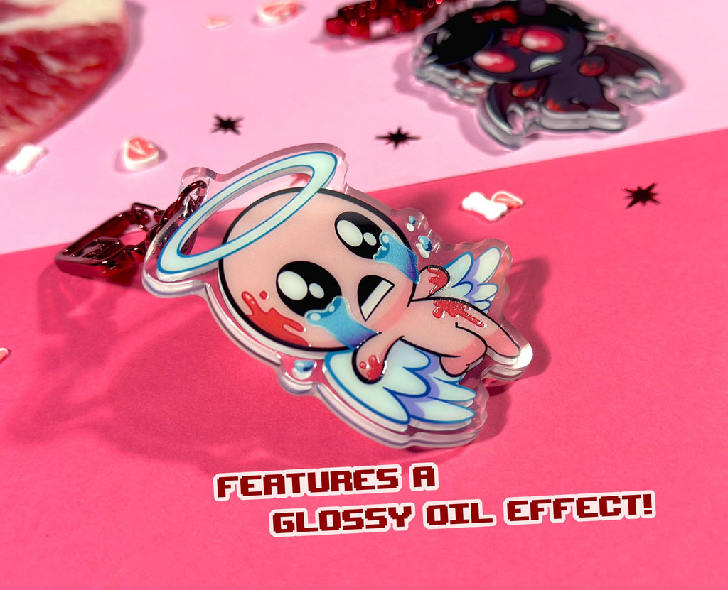 The Binding of Isaac Gloss Oil Keychains