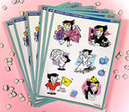 Spamton Clip Art Sticker Sheet