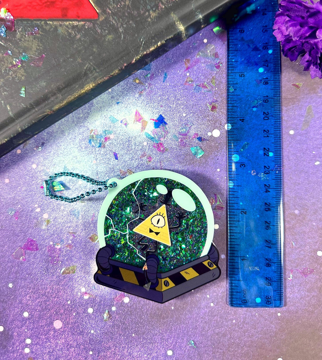 Bill Cipher Liquid Shaker Charm