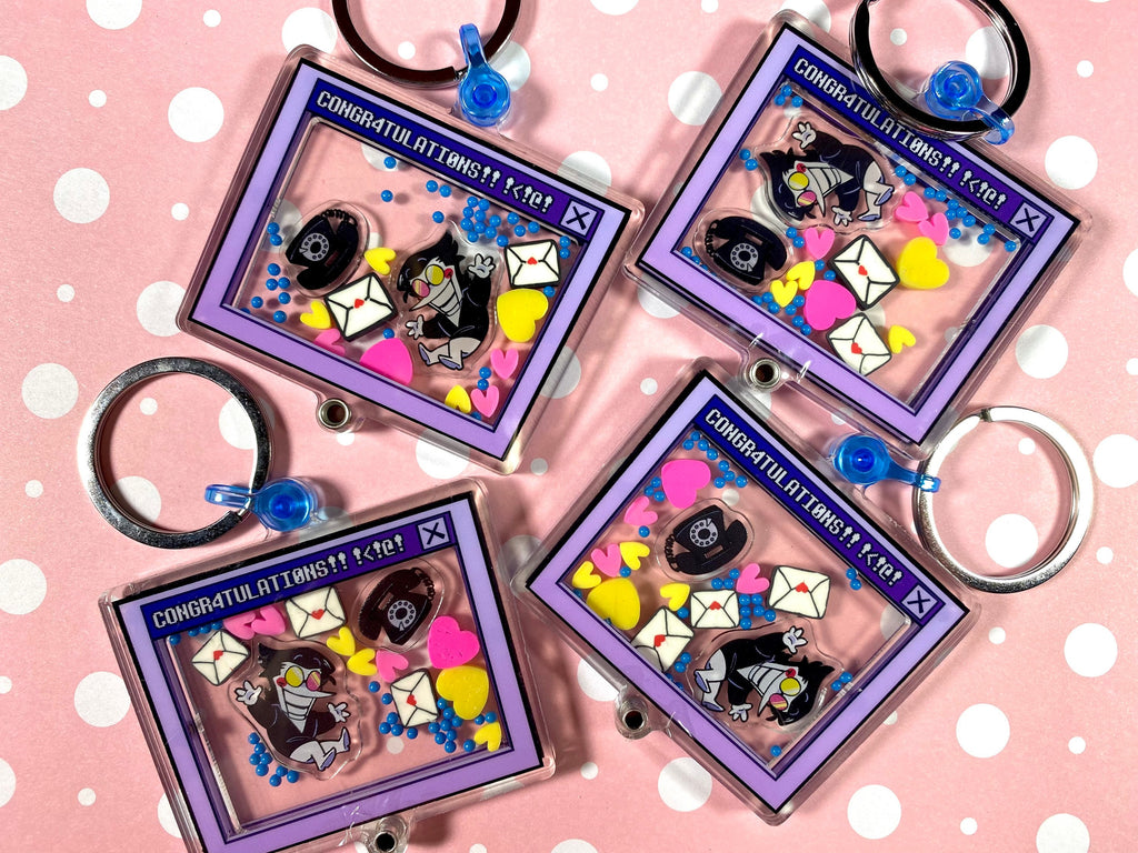 Spamton Confetti Shaker Charm