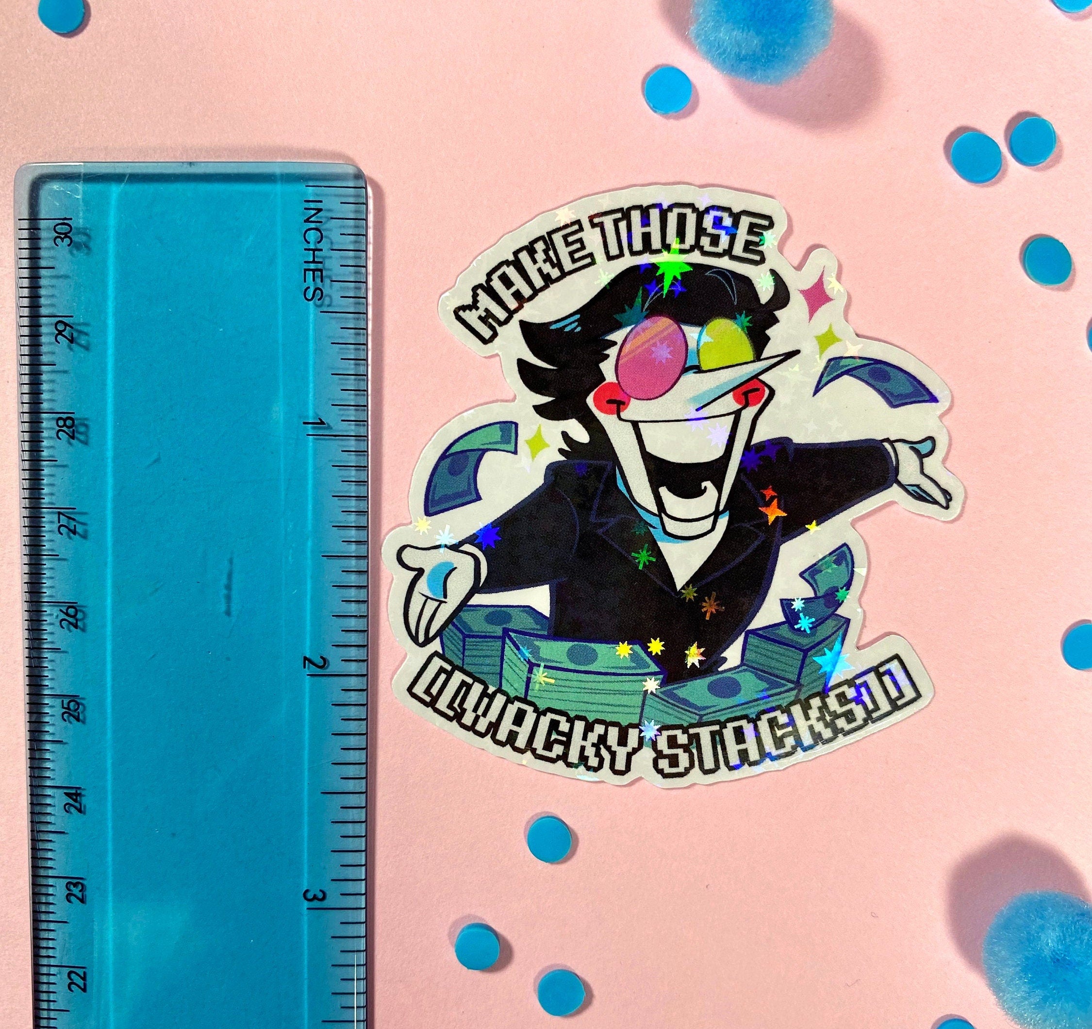 Spamton Make Those Wacky Stacks Sticker
