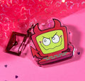Electric Dreams Edgar Glitter Keychain