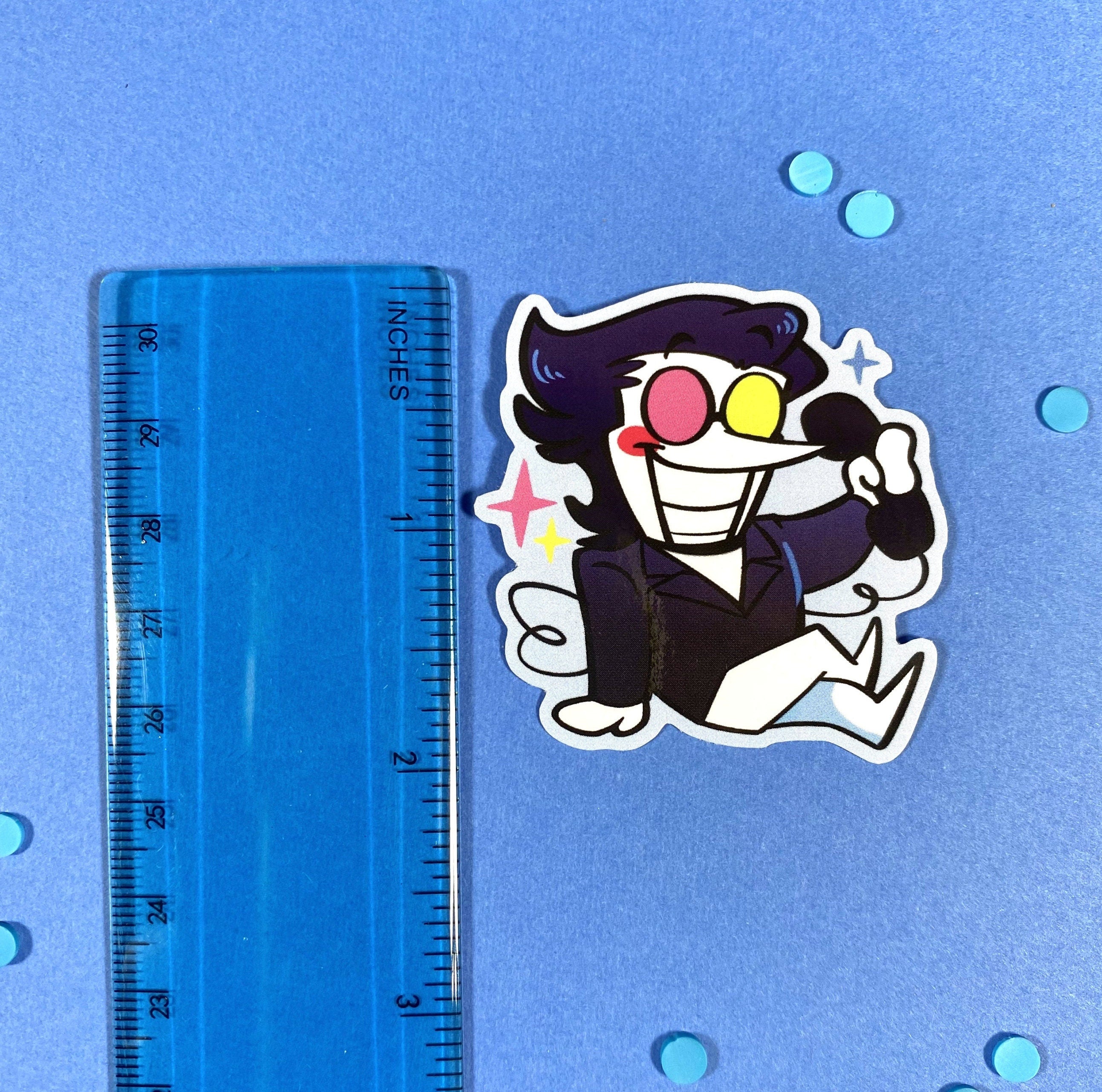 Spamton on the Phone Sticker