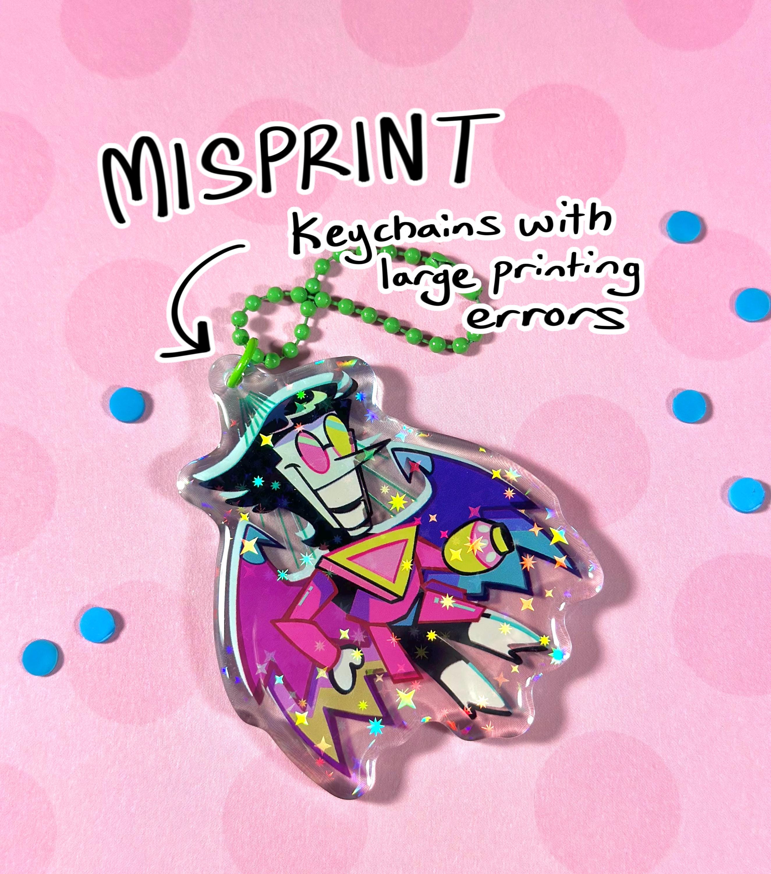 Spamton NEO Holographic Keychain