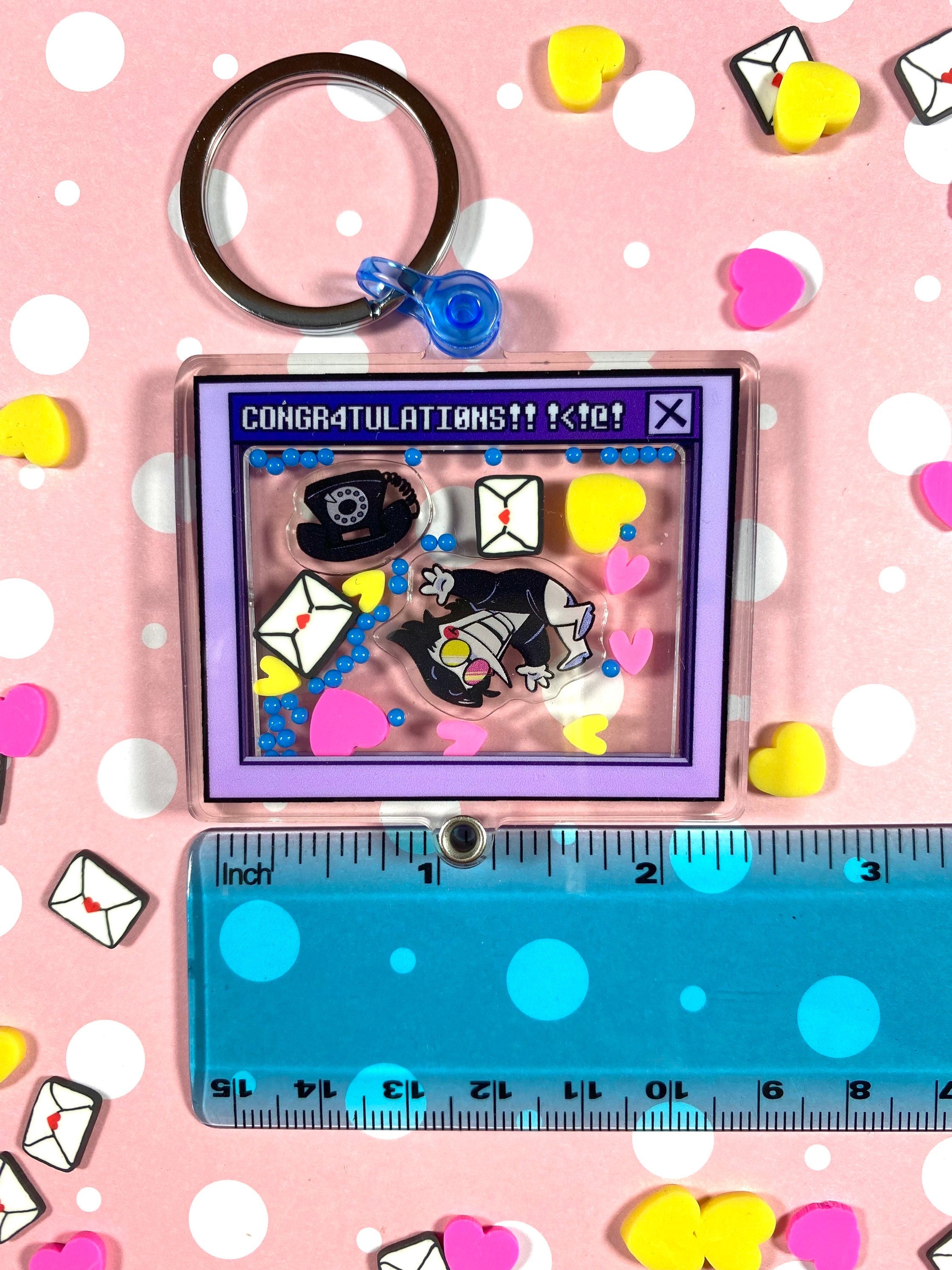 Spamton Confetti Shaker Charm
