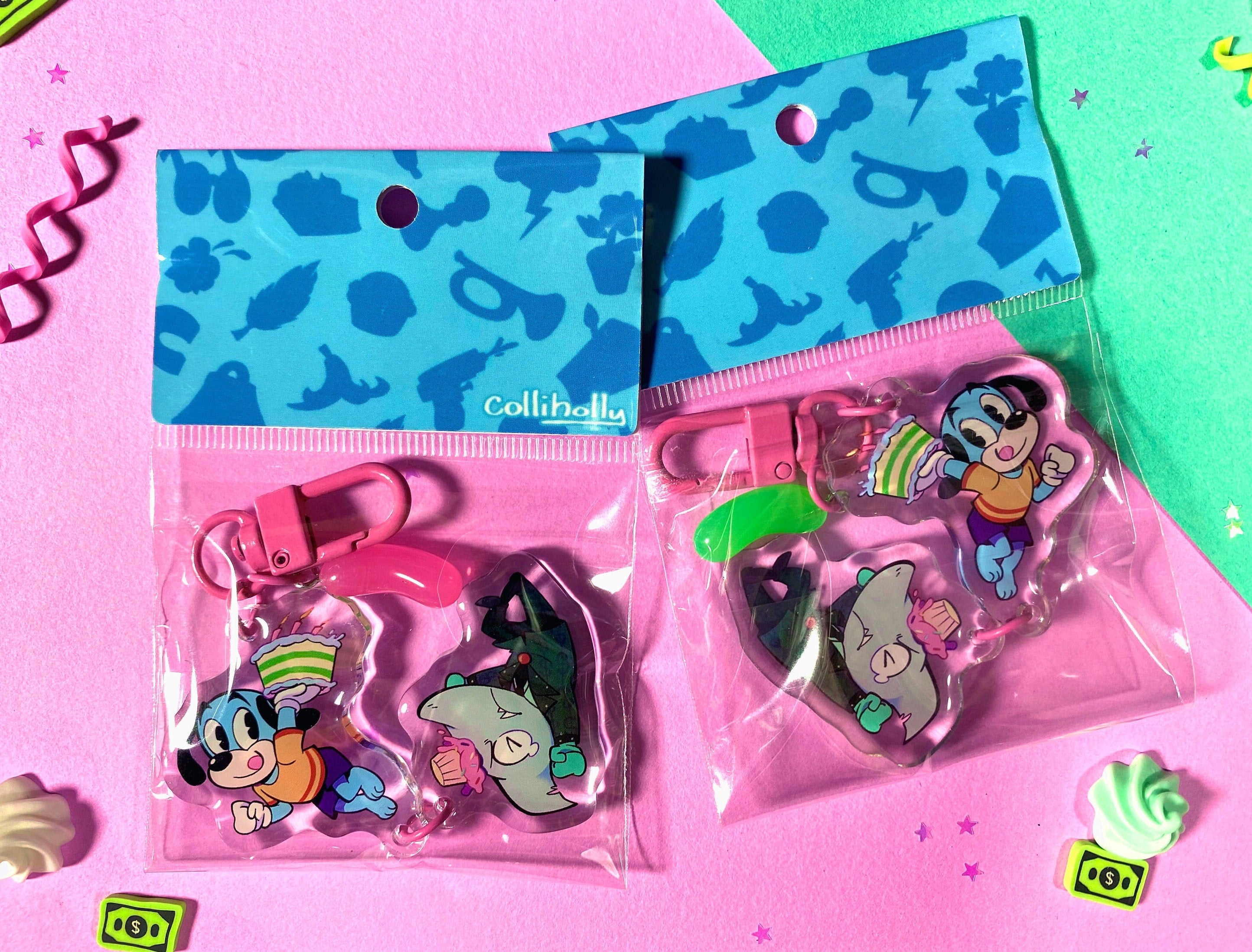 Toontown 2-Piece Connected Keychain