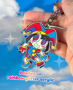 Pomni and Gummigoo Keychains