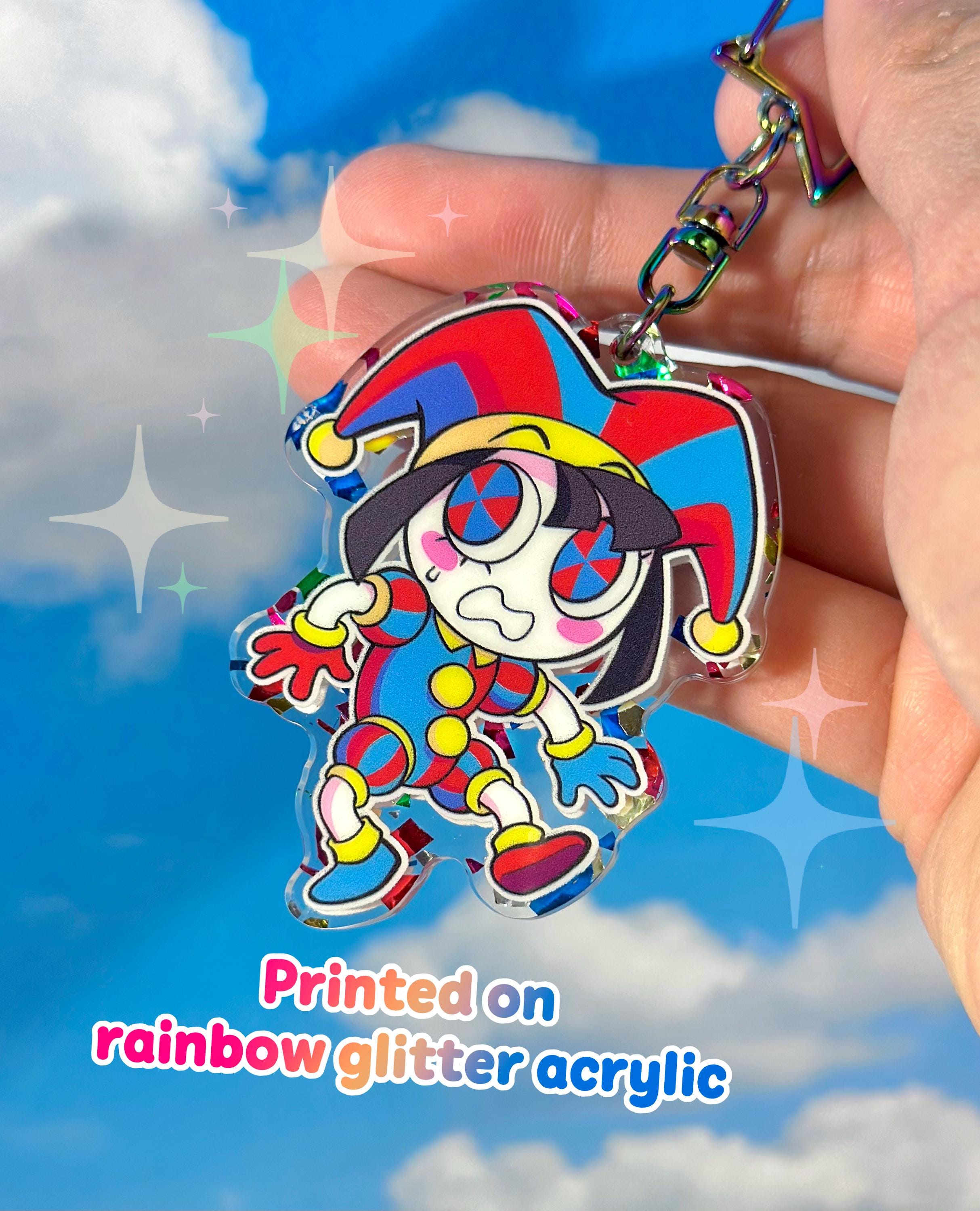 Pomni and Gummigoo Keychains