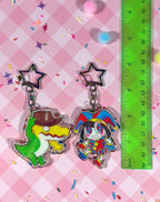 Pomni and Gummigoo Keychains