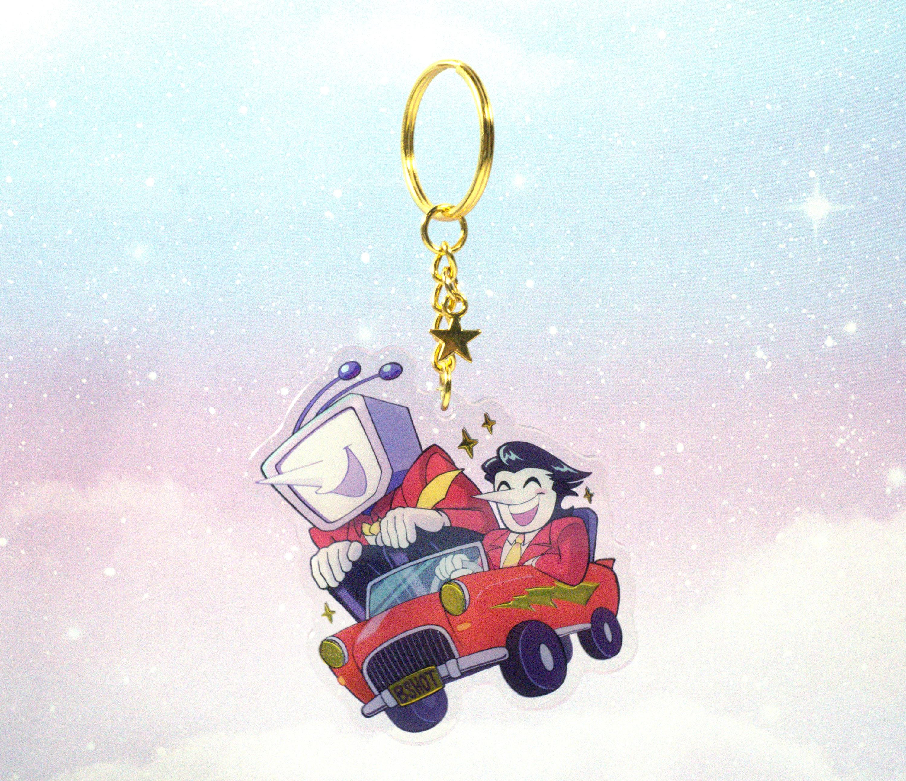 Spamton and Tenna Cungadero Keychain