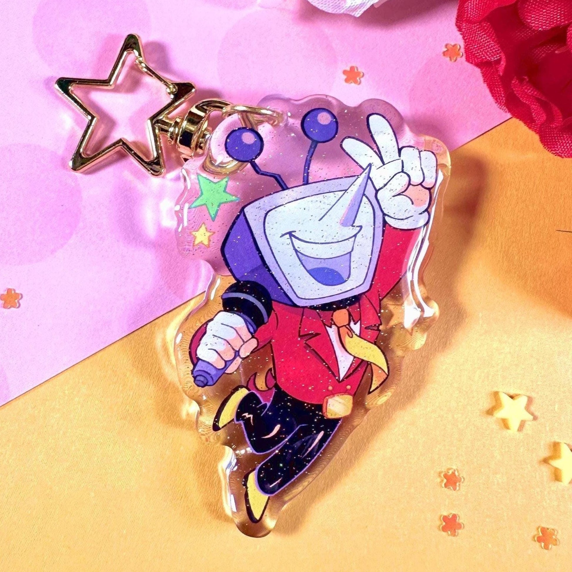 Tenna Glitter Keychain