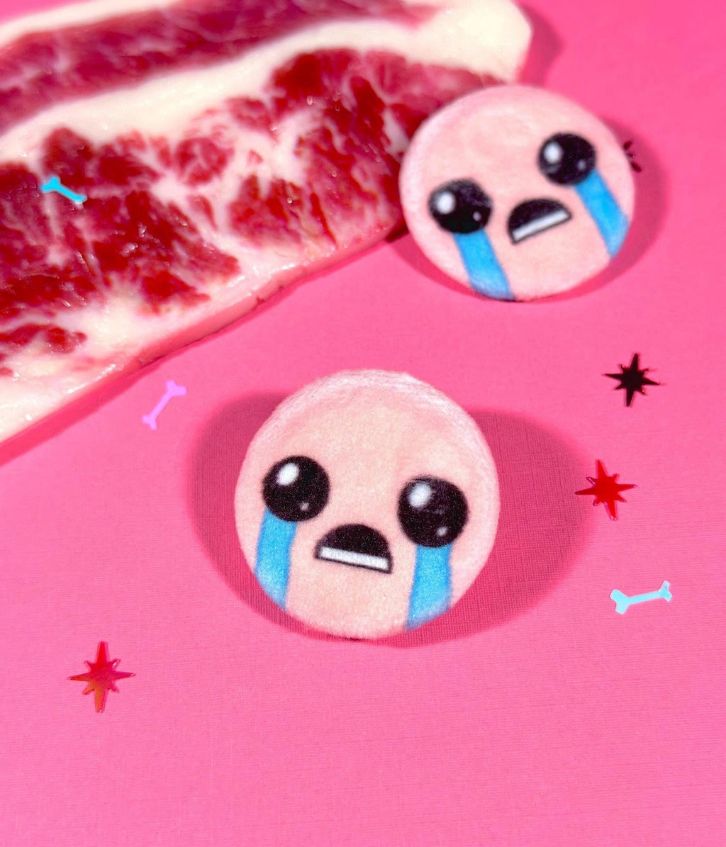 Isaac Plush Button