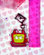 Electric Dreams Edgar Glitter Keychain