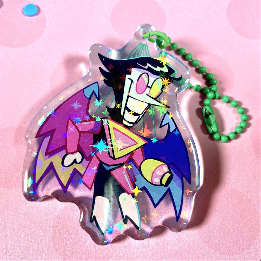 Spamton NEO Holographic Keychain
