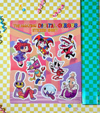 The Amazing Digital Circus Sticker Sheet