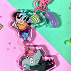 Toontown 2-Piece Connected Keychain