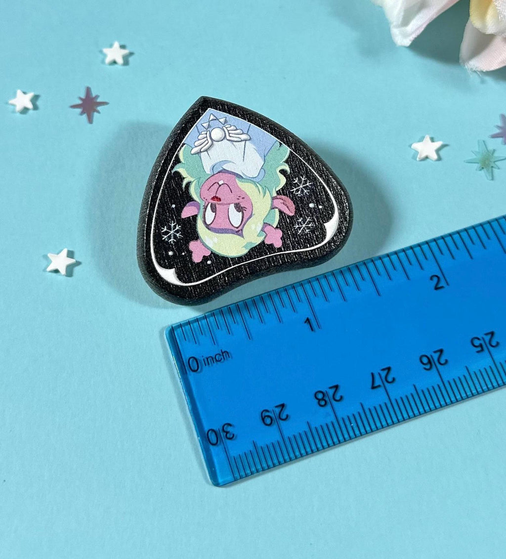 Deltarune Wooden Embossed Buttons