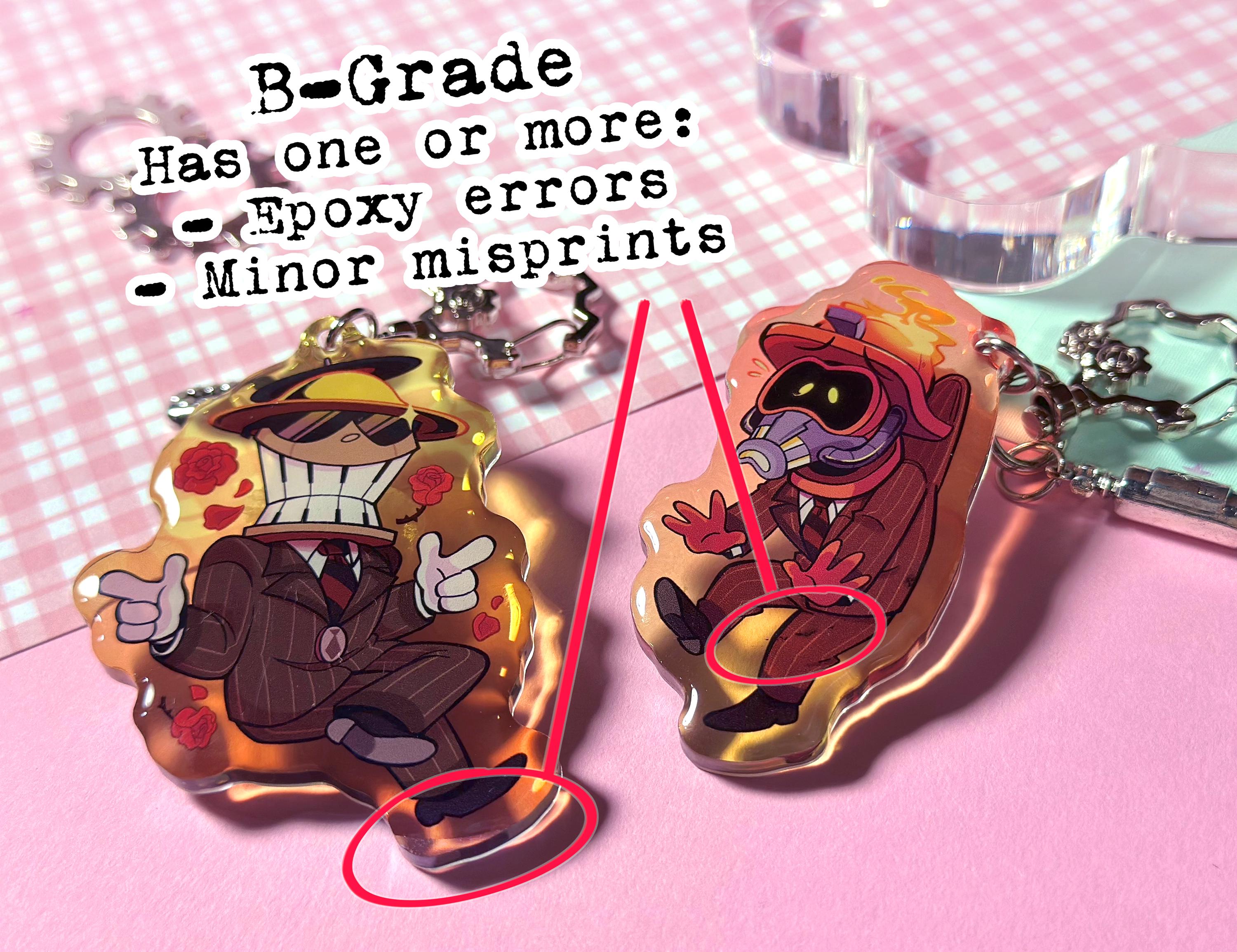 Toontown Corporate Clash Manager Cog Keychains