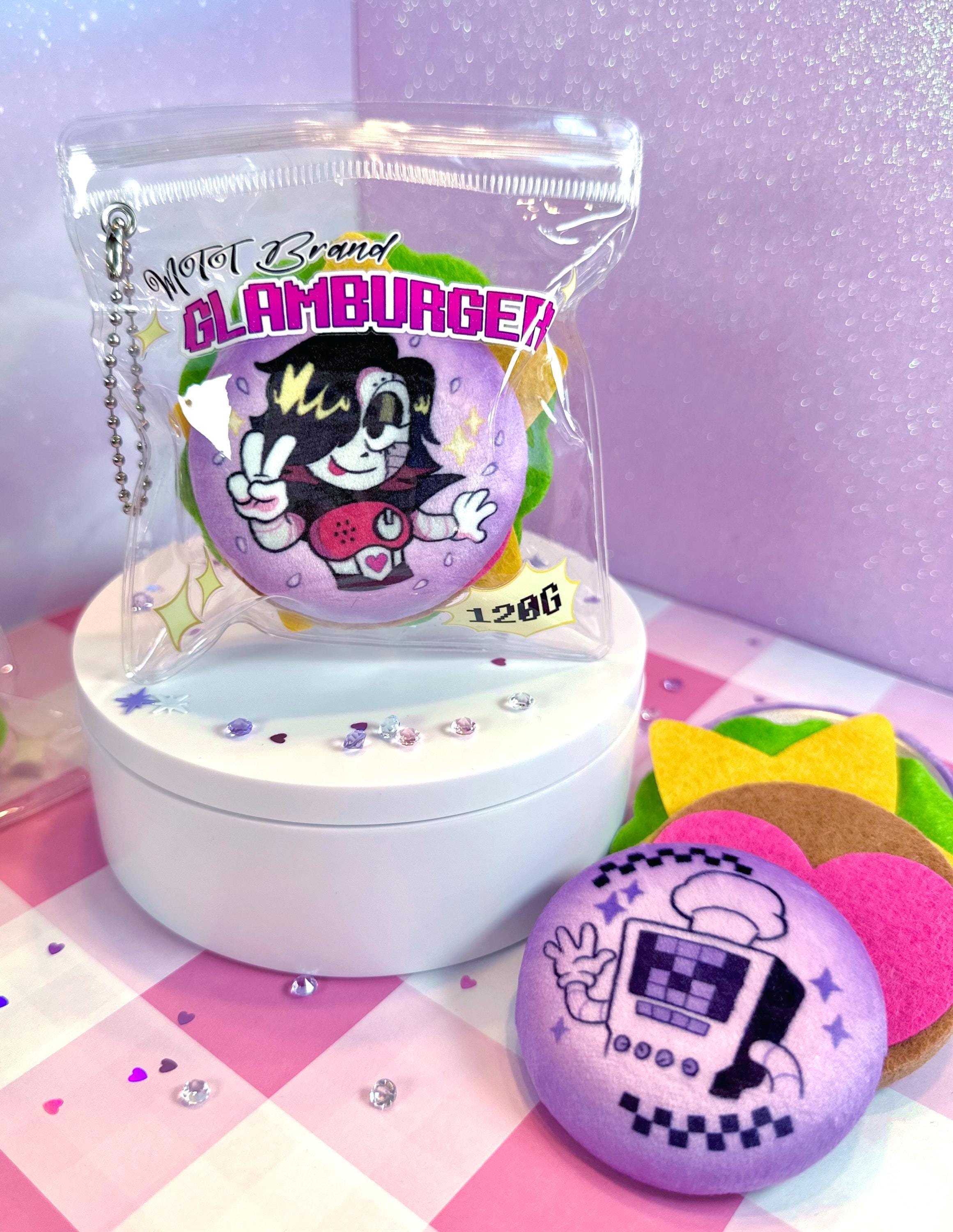 Mettaton Glamburger Plush Burger Charm