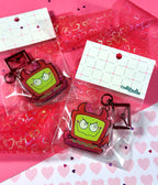 Electric Dreams Edgar Glitter Keychain