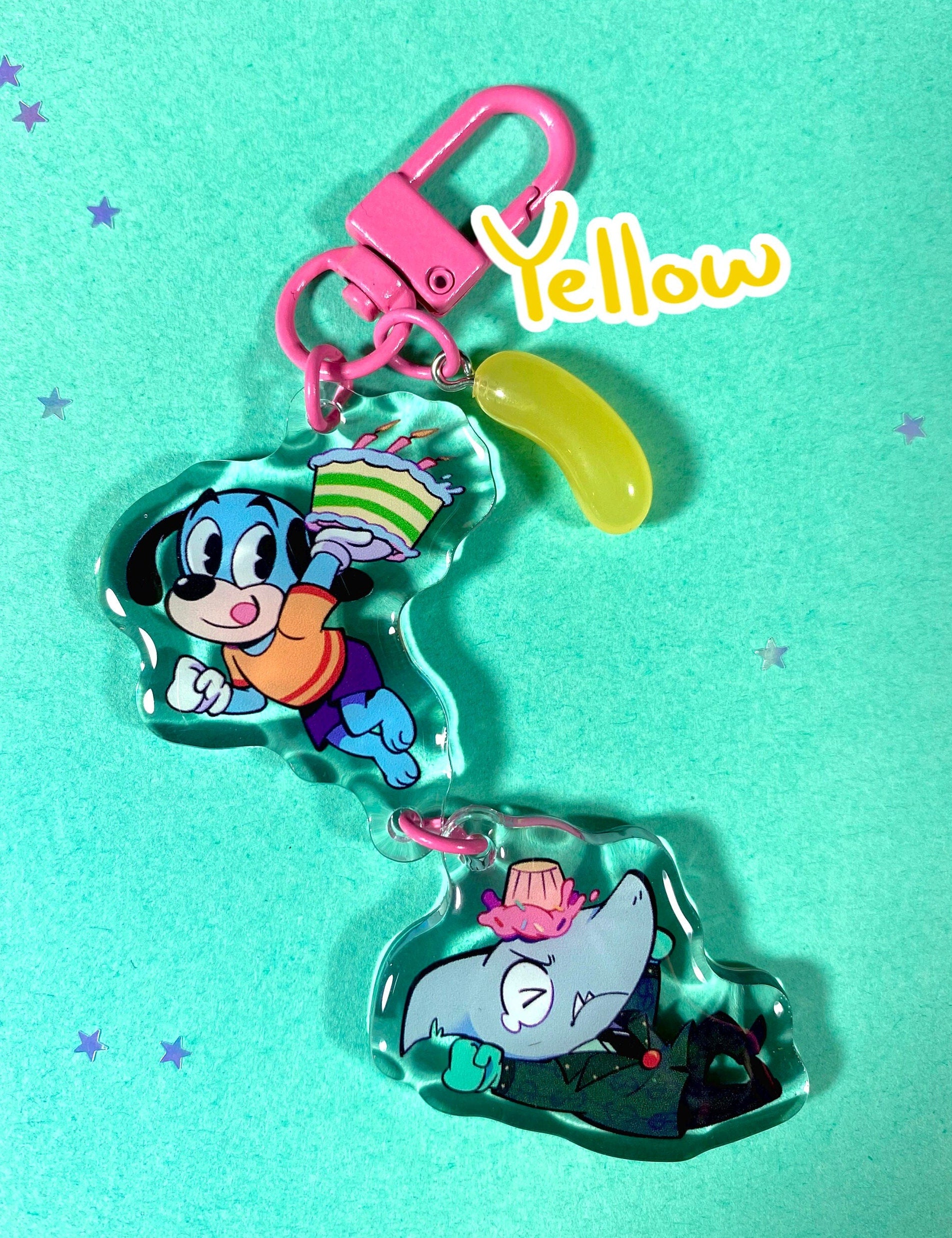 Toontown 2-Piece Connected Keychain