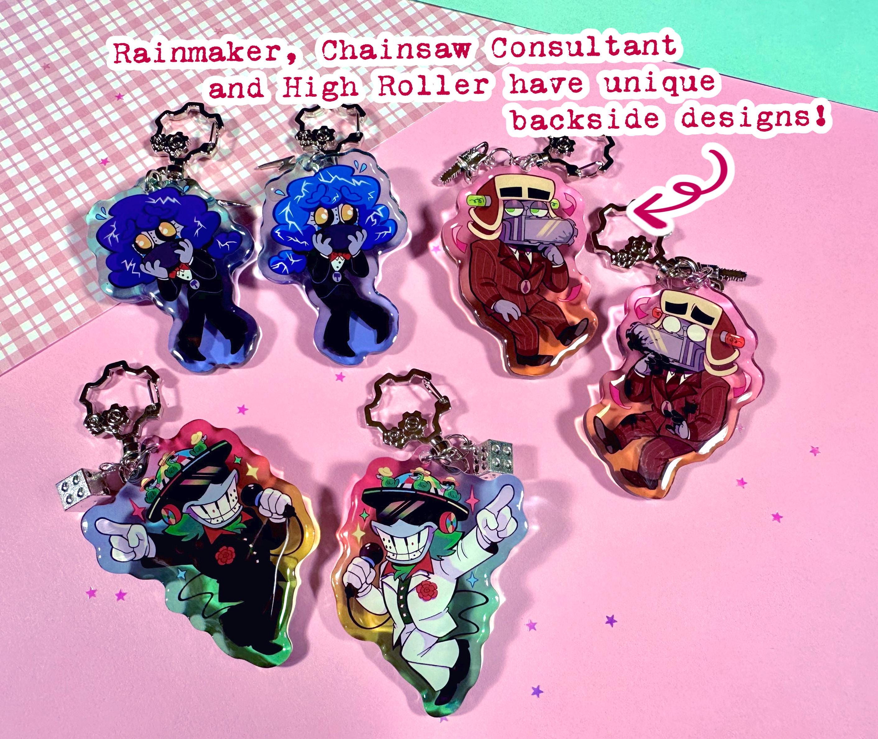 Toontown Corporate Clash Manager Cog Keychains