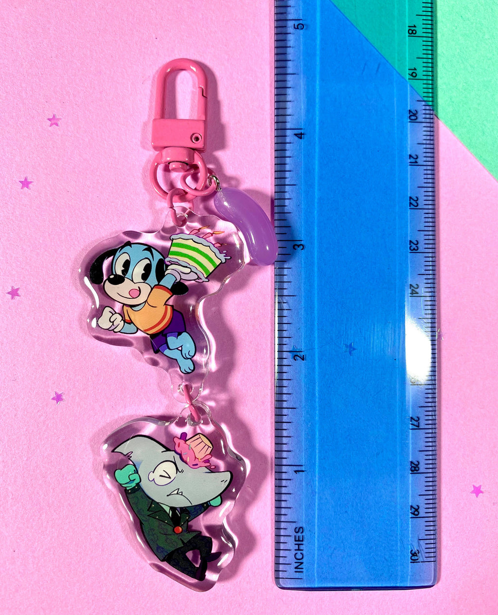 Toontown 2-Piece Connected Keychain