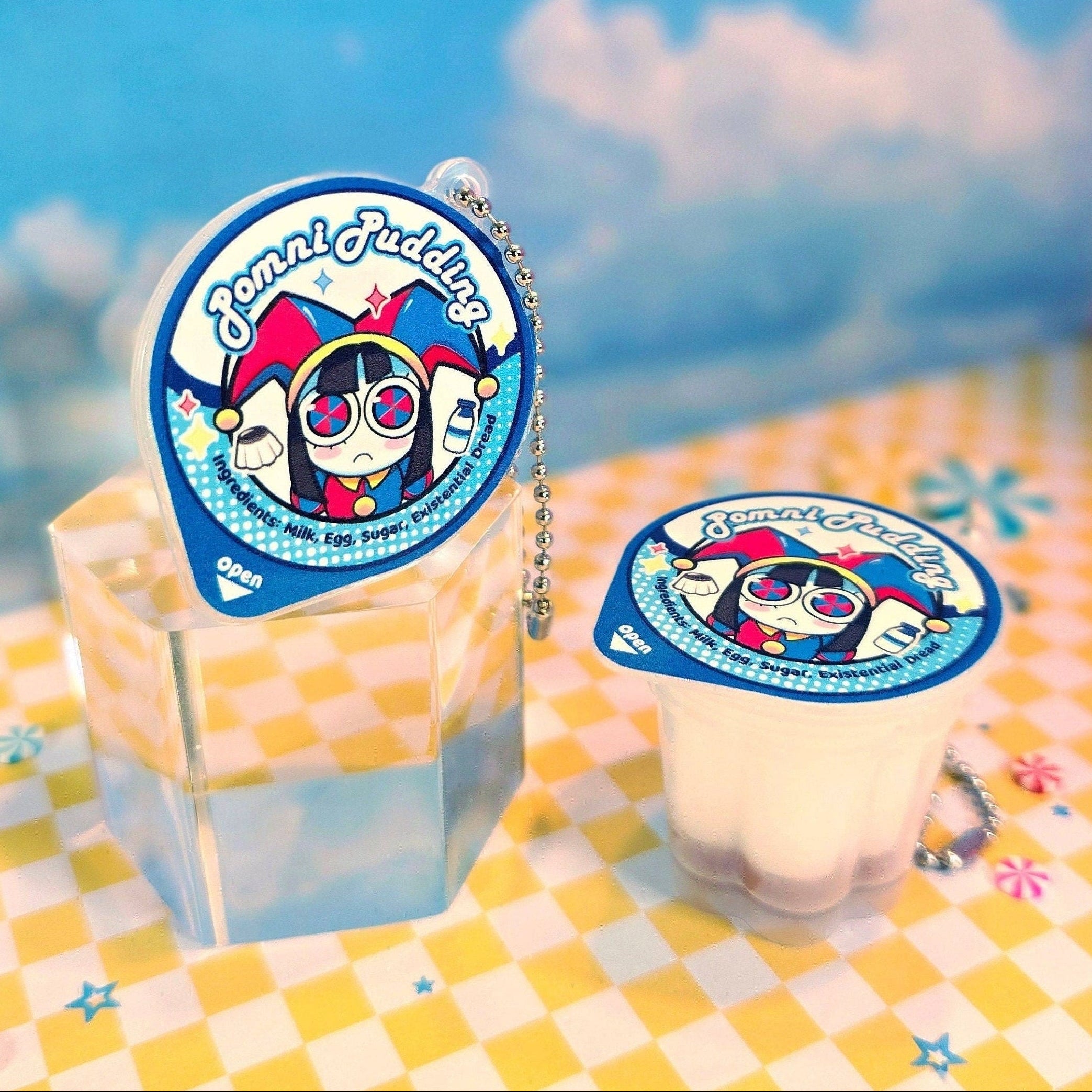 Pomni Pudding Squishy Charm