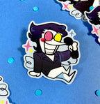 Spamton on the Phone Sticker