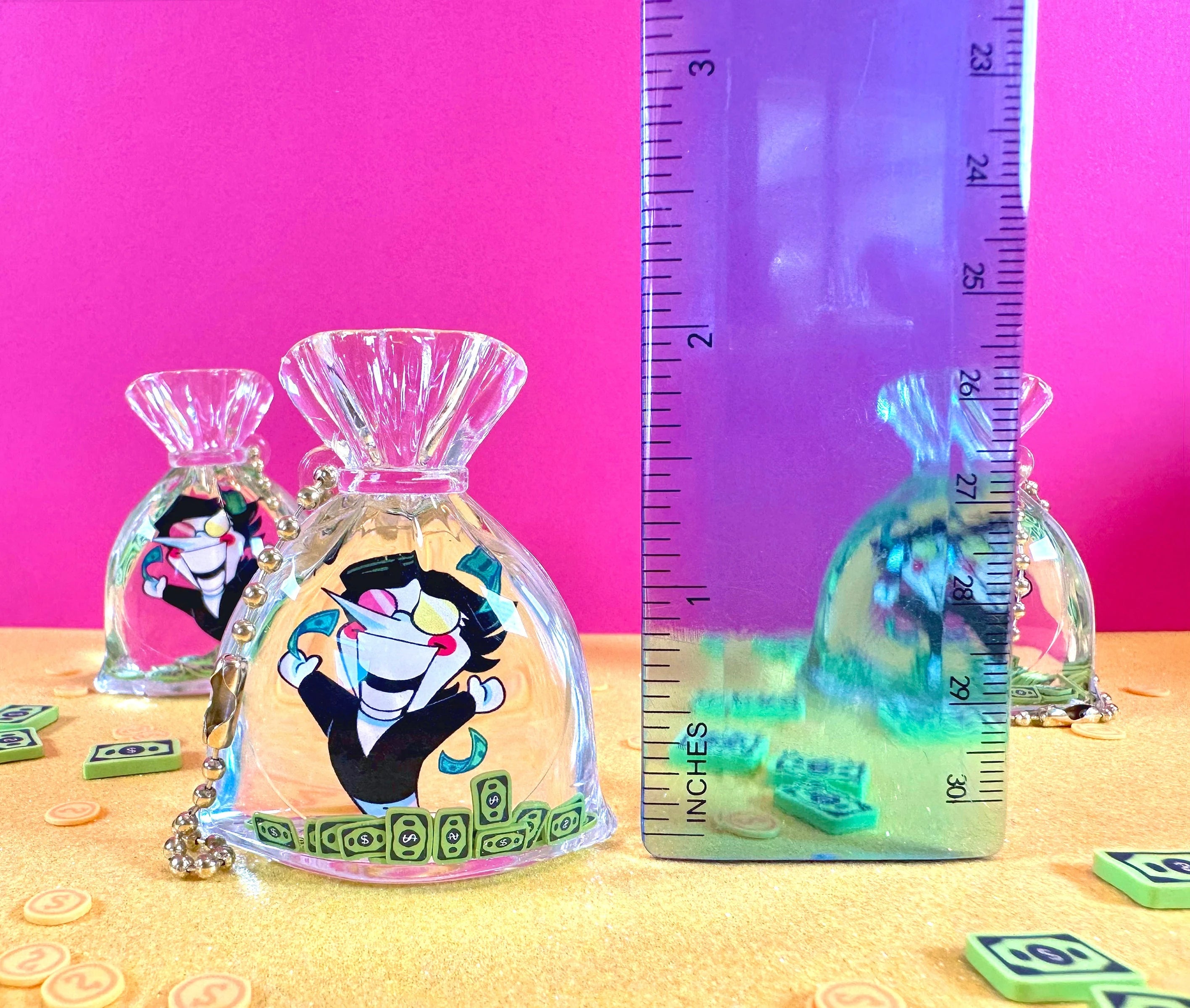 Spamton Liquid Money Bag Charm