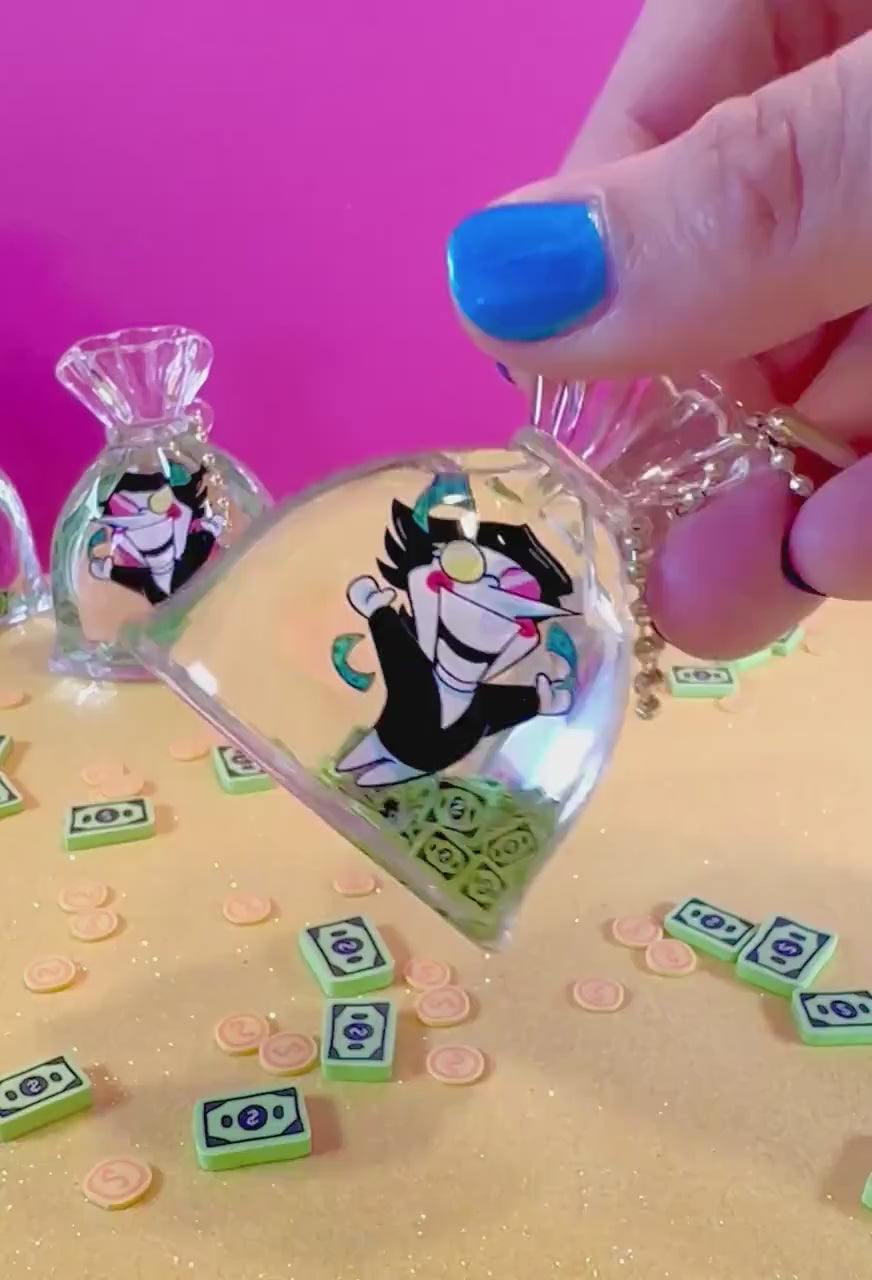 Spamton Liquid Money Bag Charm